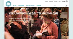 Desktop Screenshot of dagvandeliteratuur.nl